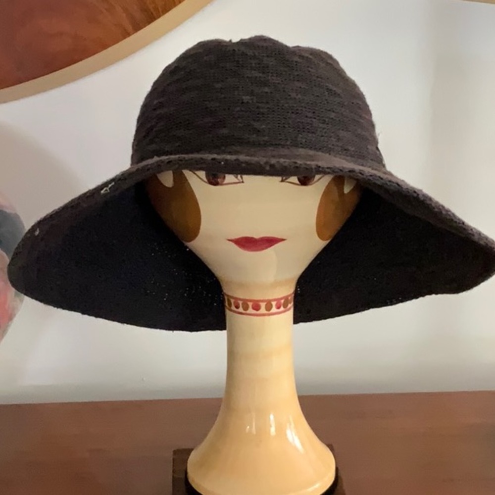 SHIHREEN- Sun Hat - Wide Brim- OS- Cotton Polyester